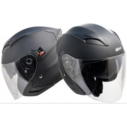 Casco Jet Doppia Visiera Ska-p Bolt Bianco Metal